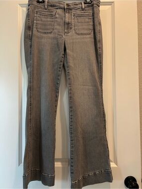 J. Jill Gray High Rise Flare Jeans